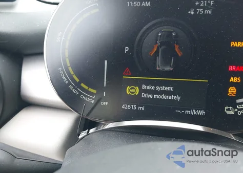 2021 Mini Se Hardtop Cooper from USA, damaged, VIN WMWXP3C06M2N25708